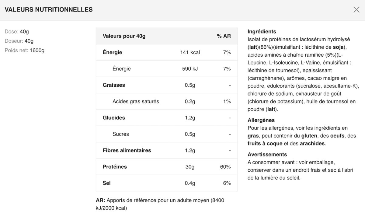 PLATINIUM HYDRO WHEY OPTIMUM NUTRITION – Image 2