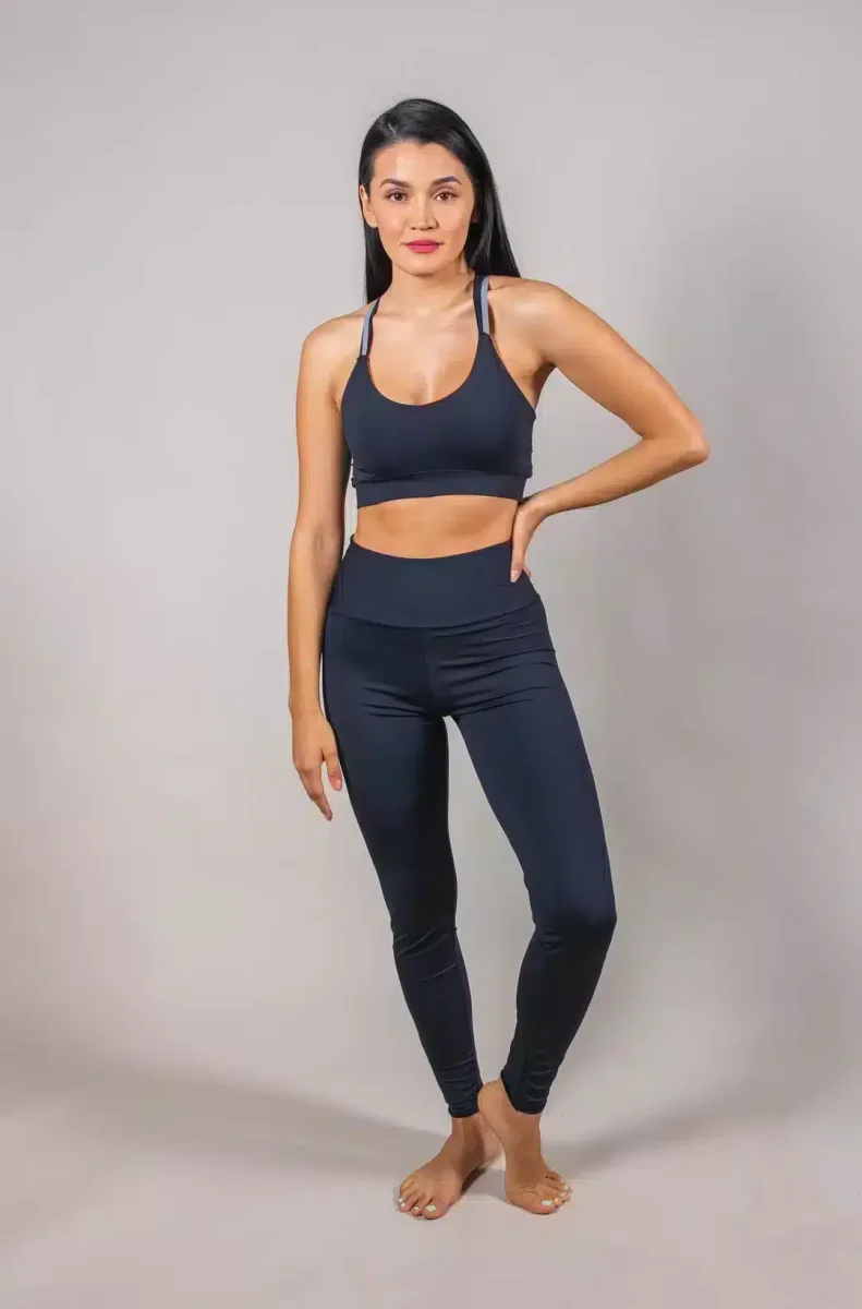 Legging yoga made in france – Femme – Noir – La Pièce Paris – Image 3